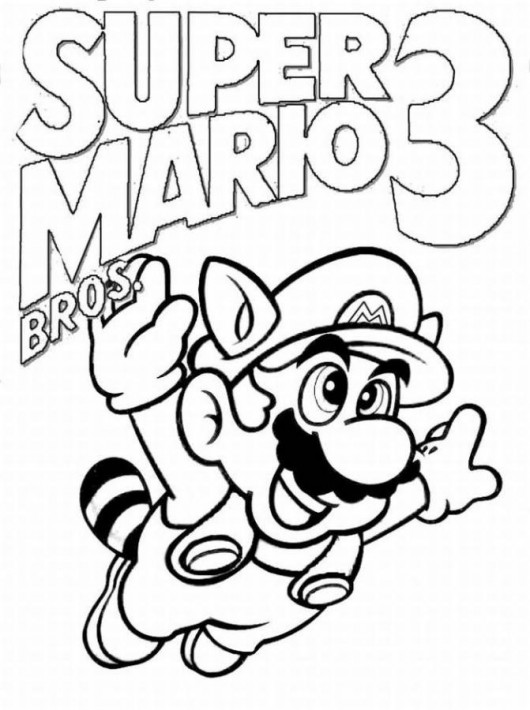 Super Mario Color Pages