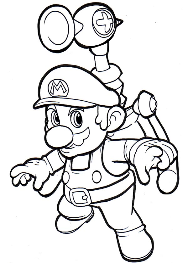 Super Mario Coloring Pages To Print