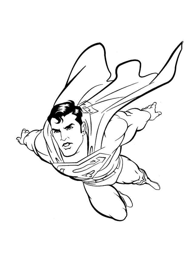 Superman Coloring Pages Online