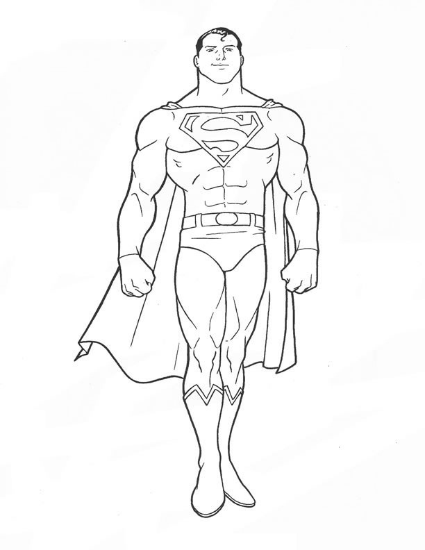 superman coloring pages