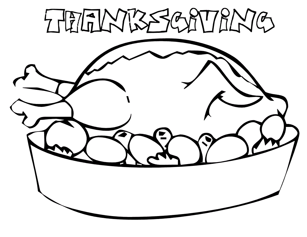 77 Coloring Pages Thanksgiving Images & Pictures In HD