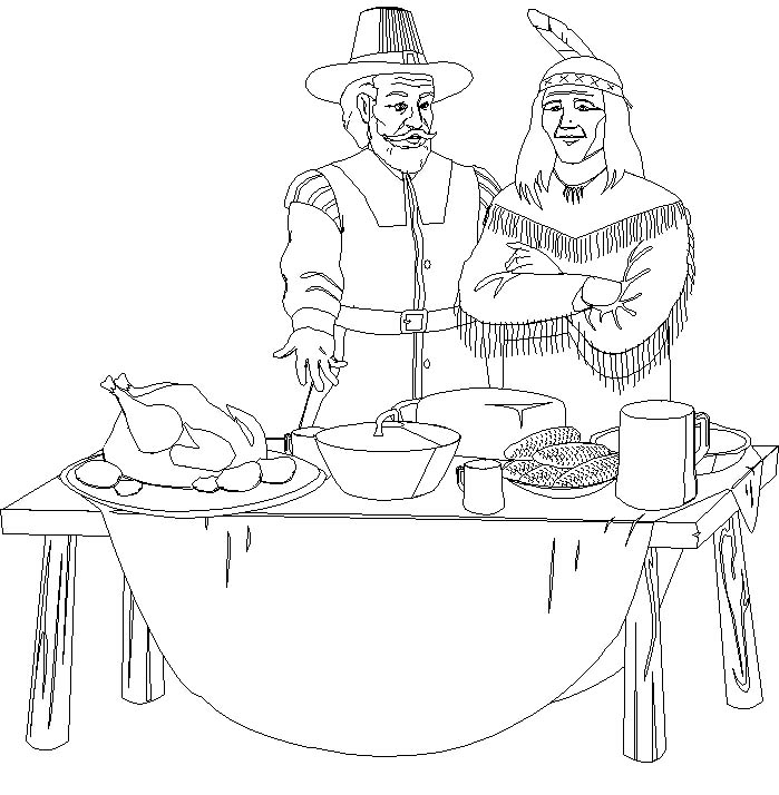 Thanksgiving Coloring Pages Online