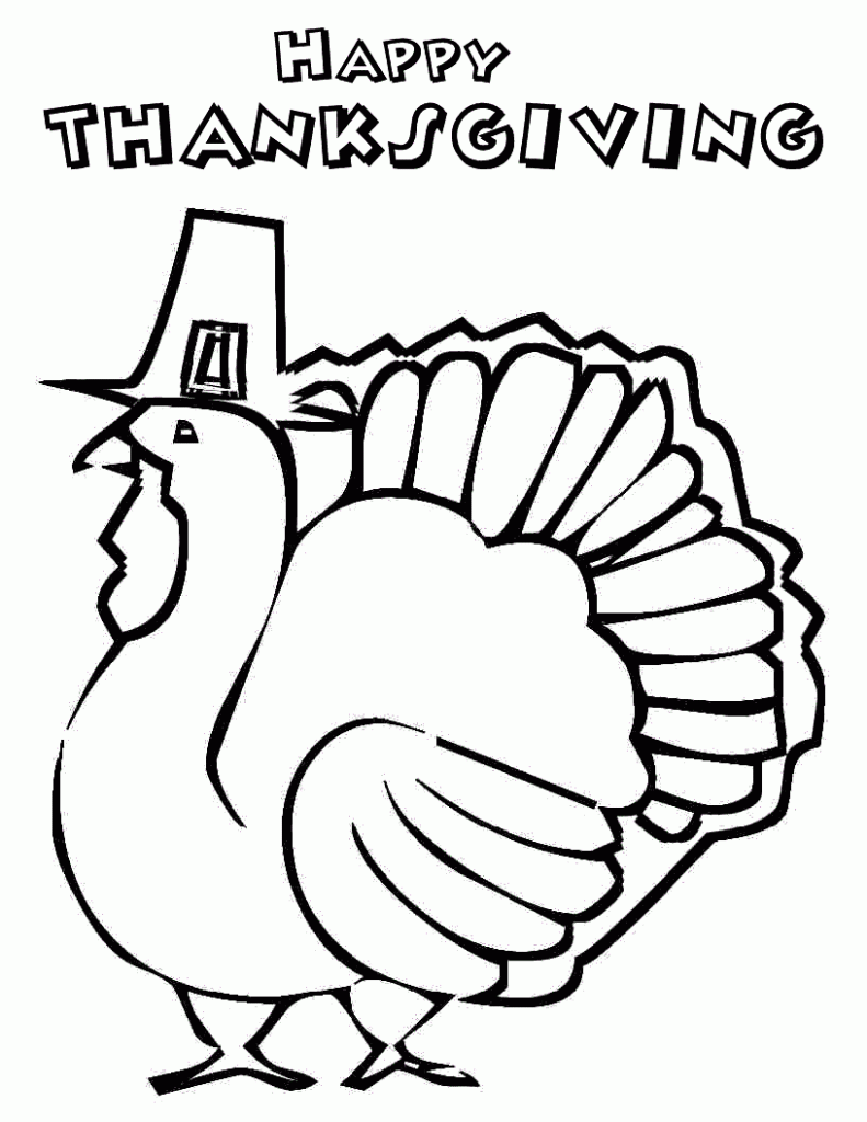 Thanksgiving Coloring Pages To Print
