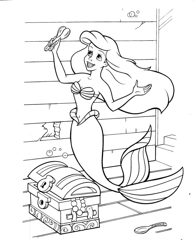 The Little Mermaid Ariel Coloring Pages