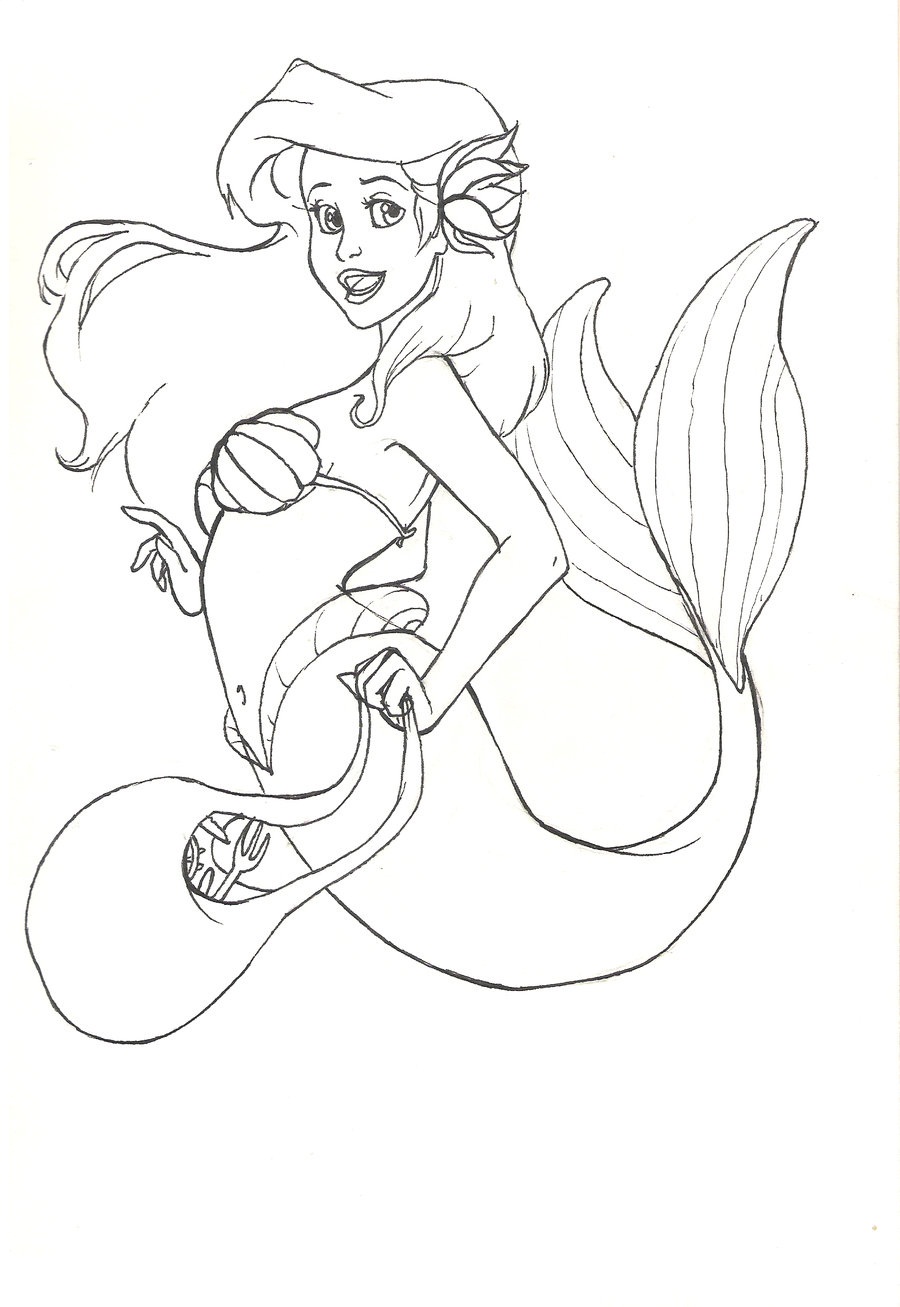 Free Printable Little Mermaid Coloring Pages