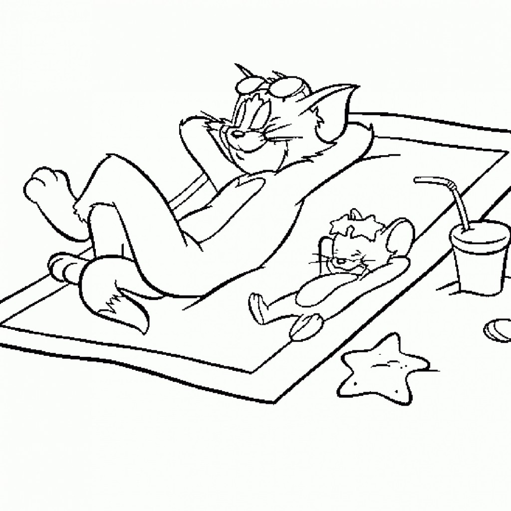 Tom and Jerry Coloring Page Pictures