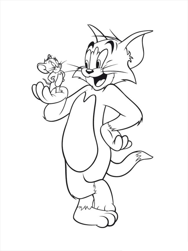 Tom and Jerry Coloring Pages Photos