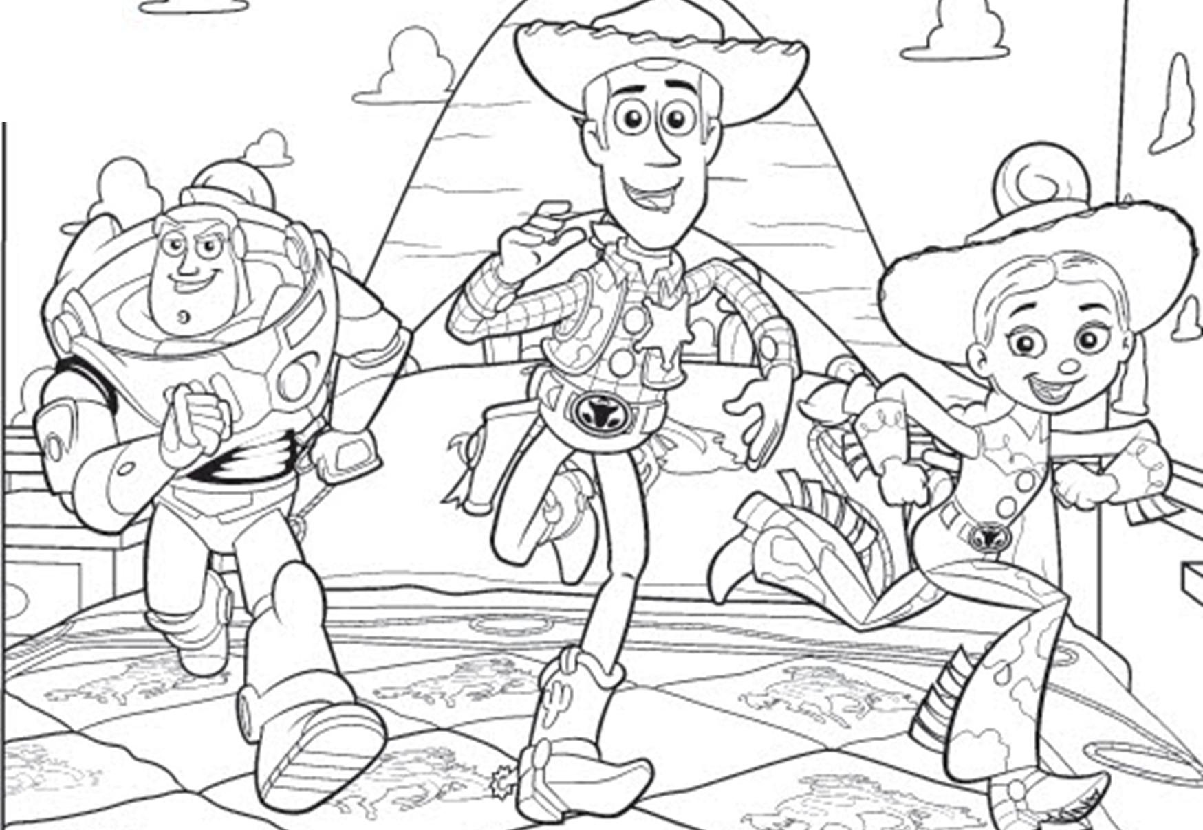 all toy story characters coloring pages