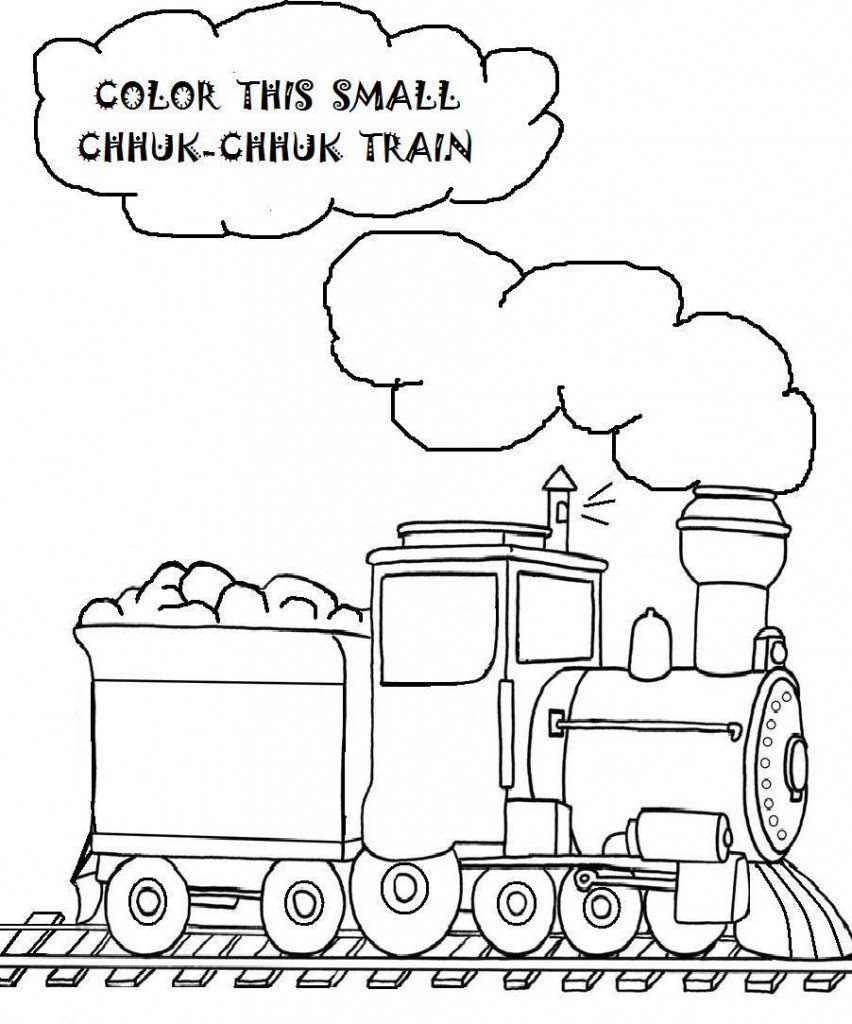 Train Coloring Pages To Print