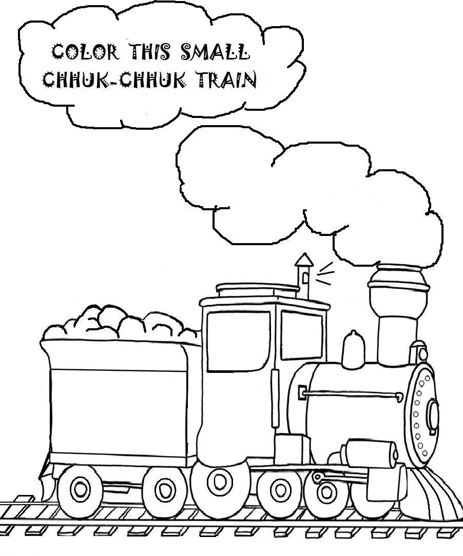 View Choo Choo Train Coloring Page Pics
