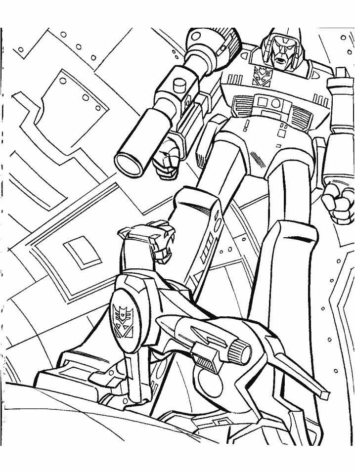 Transformer Coloring Pages To Print