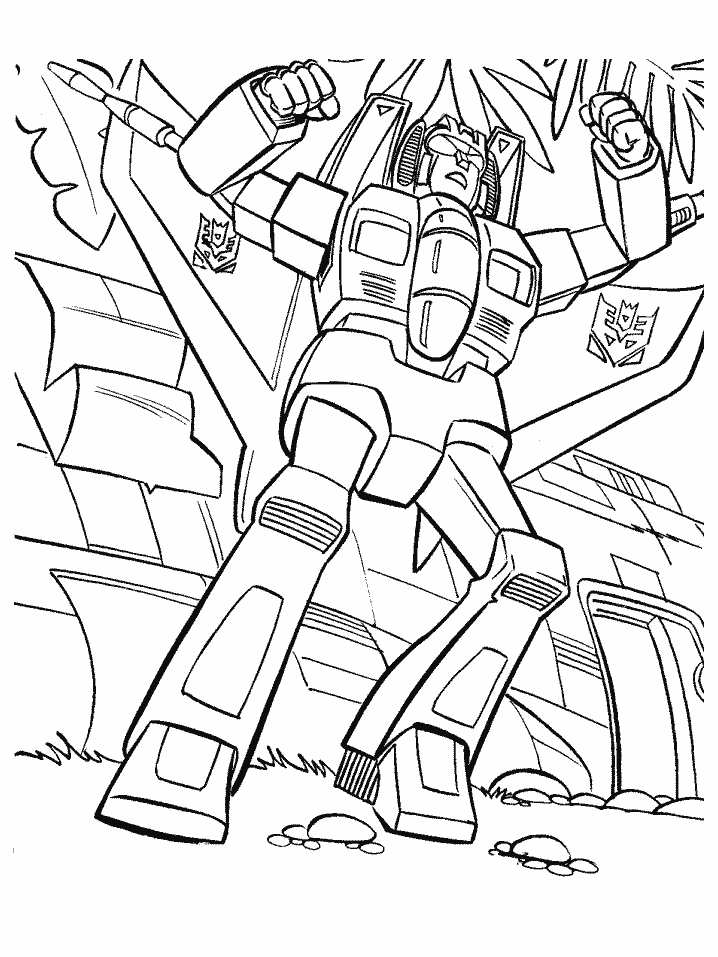 Transformers Animated Coloring Pages