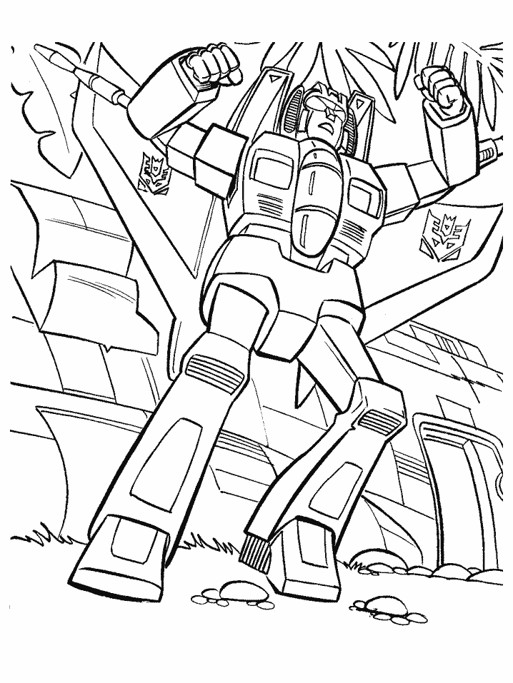 Free Printable Transformers Coloring Pages For Kids