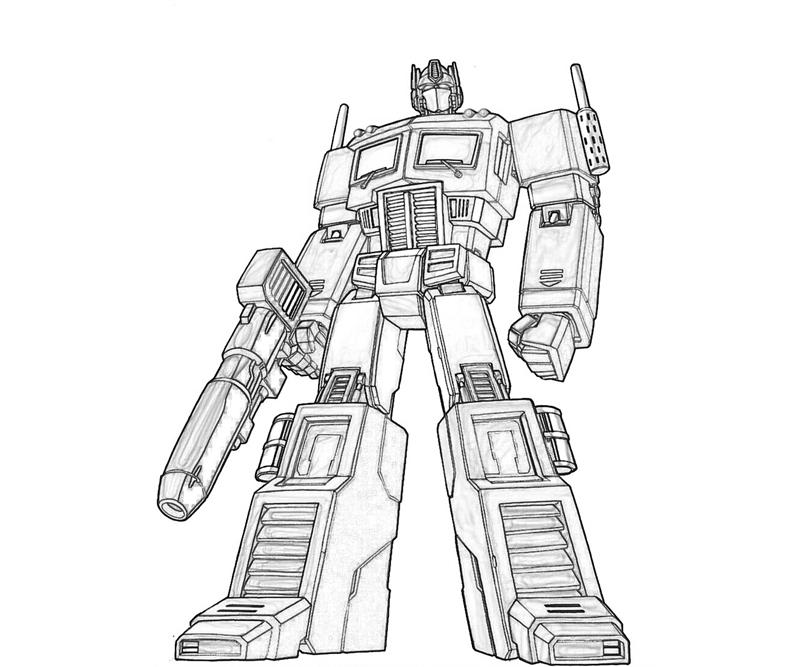 Free Printable Transformers Coloring Pages For Kids