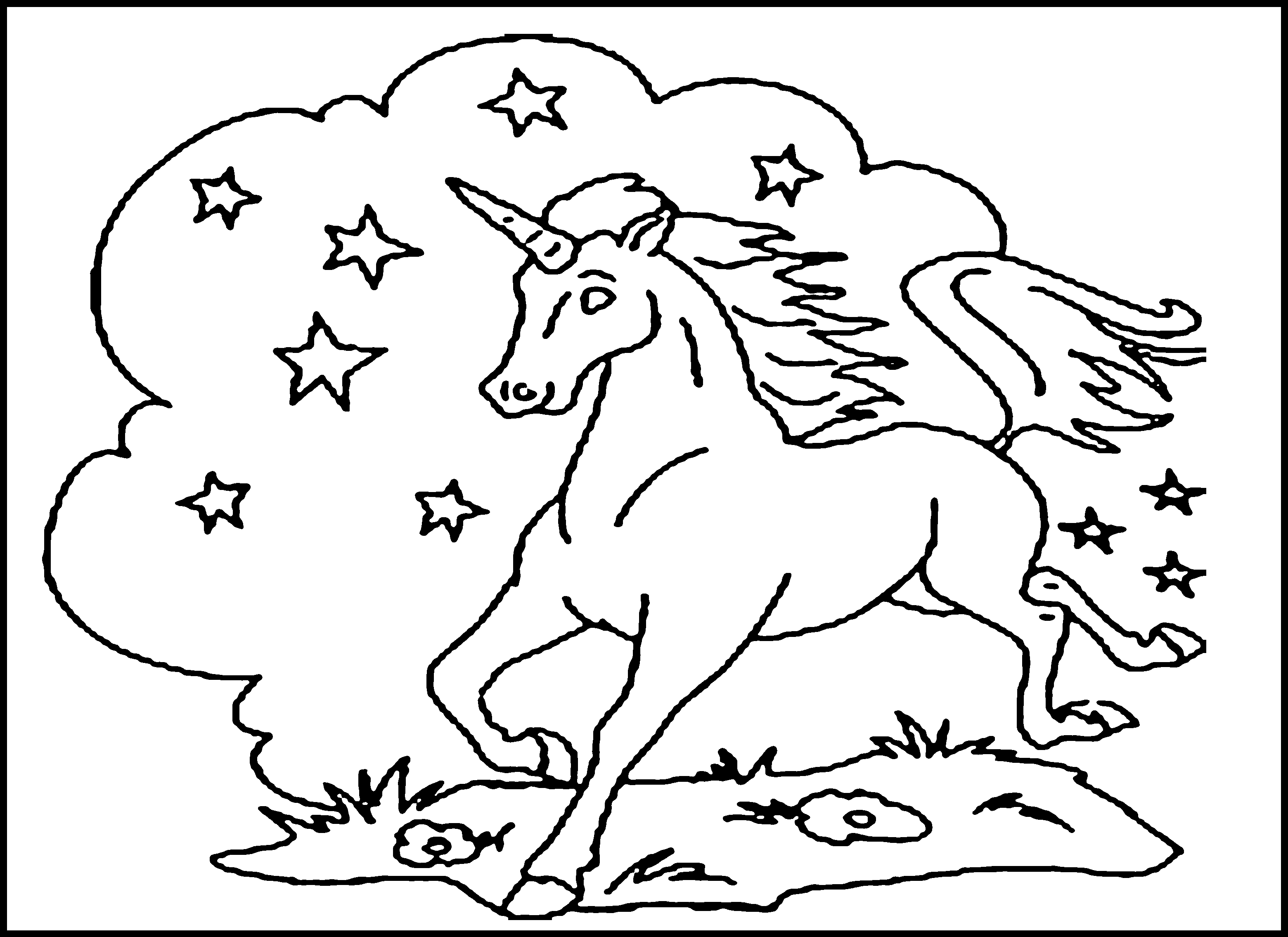 printable-realistic-unicorn-coloring-pages