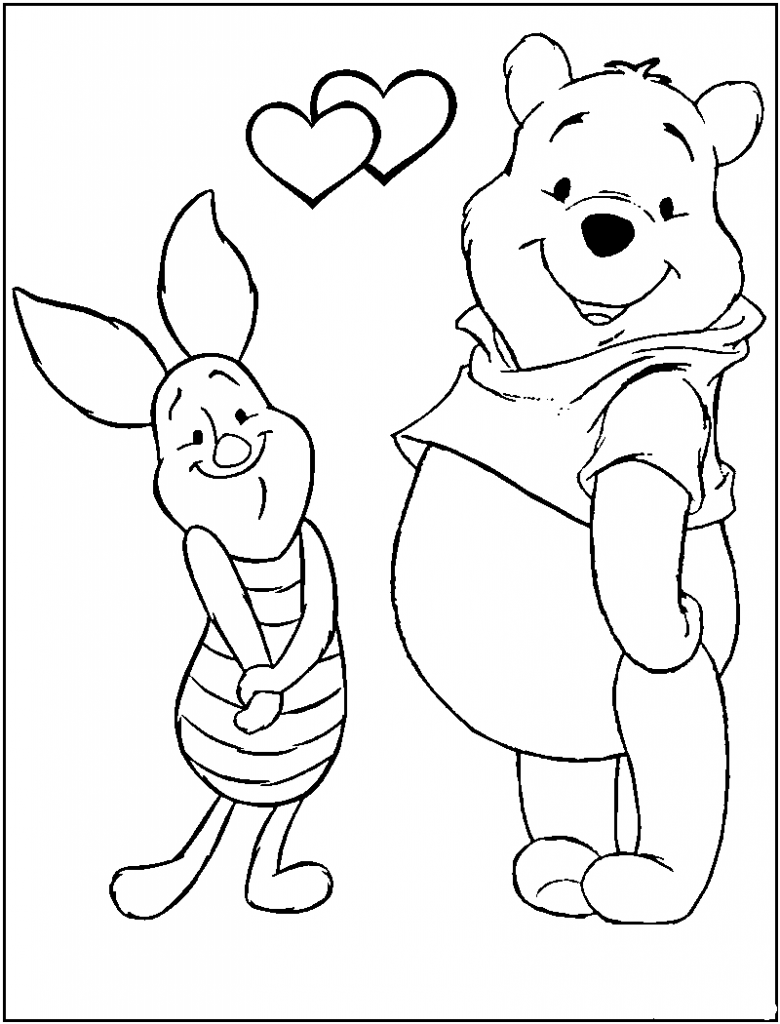 Valentine Coloring Pages For Kids