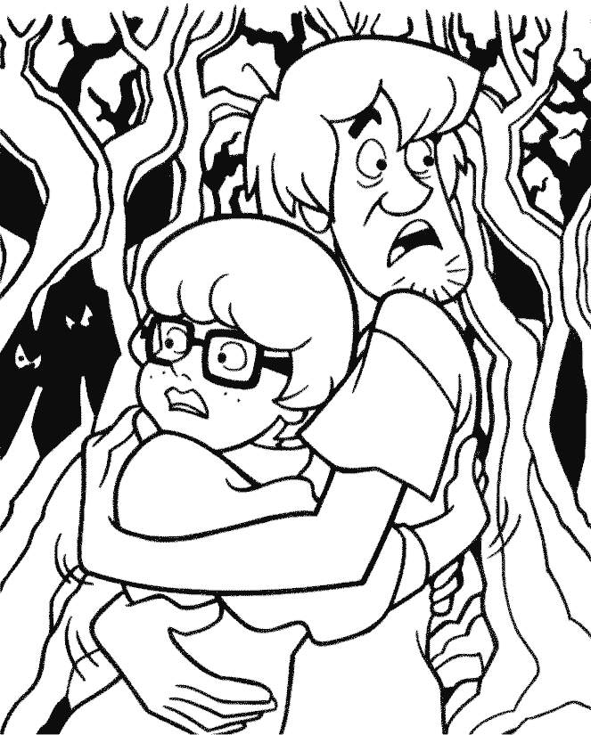 scooby doo shaggy coloring pages