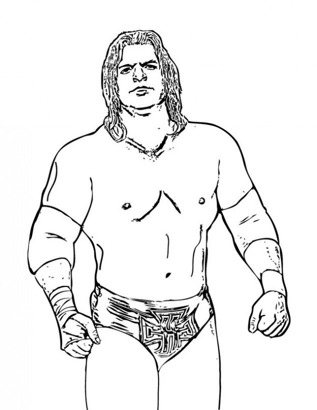 Free Printable WWE Coloring Pages For Kids