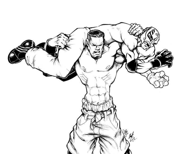 coloring pages of dx wwe