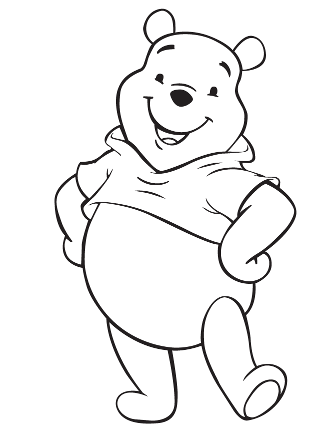  Coloring Pages Pooh Bear 6