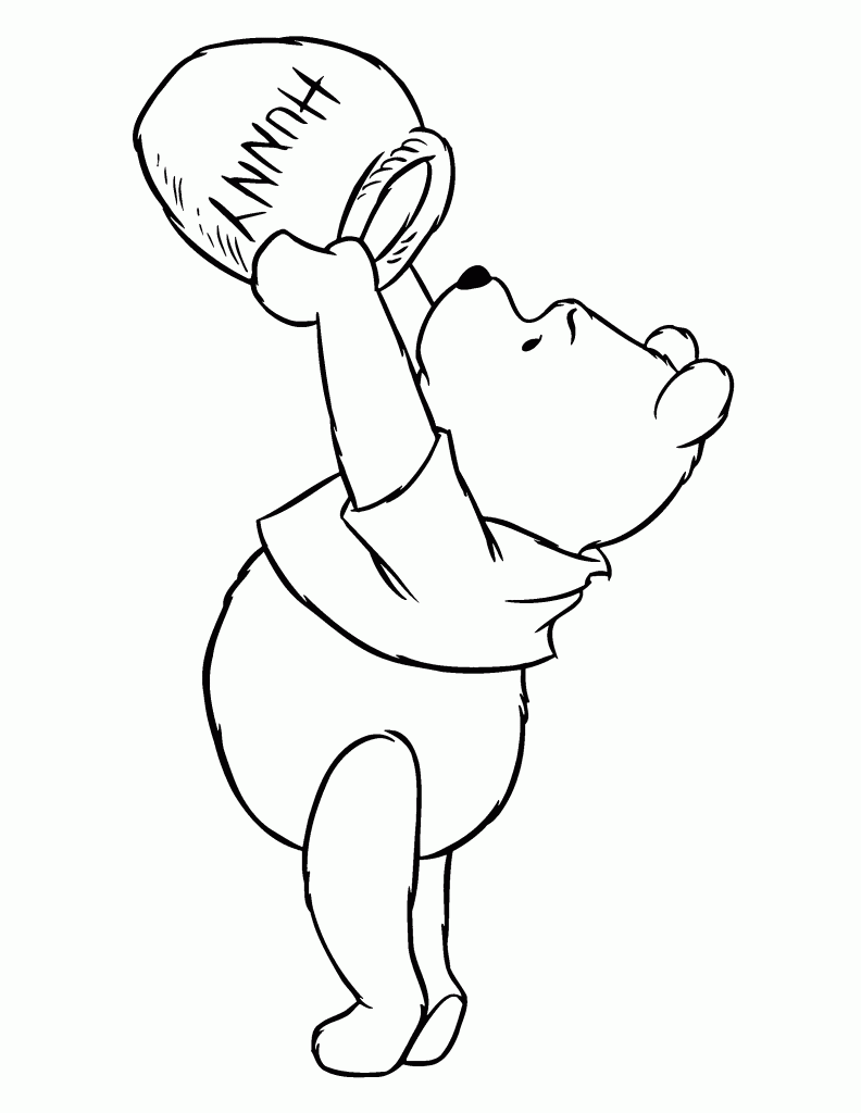 Winnie The Pooh Coloring Pages To Print