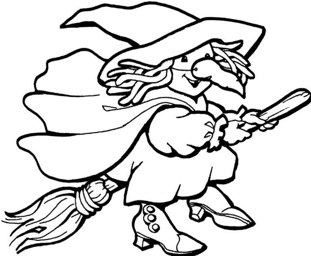 Witch Coloring Page Images