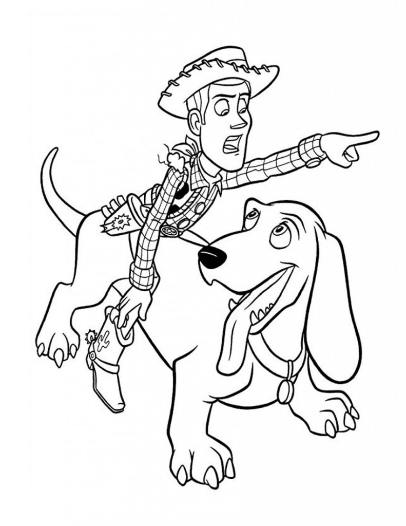 Woody From Toy Story Coloring Pages