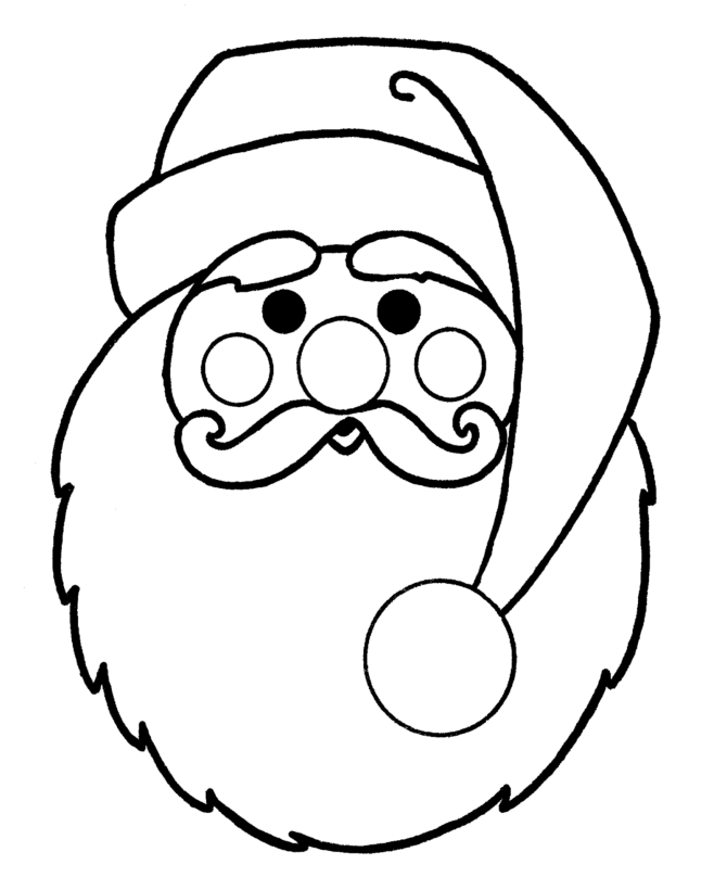 free printable santa claus coloring pages for kids