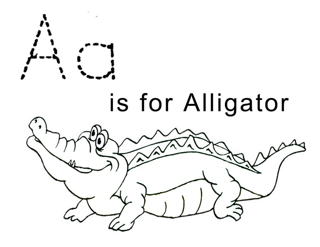 Alligator Coloring Pages Free Printable 6