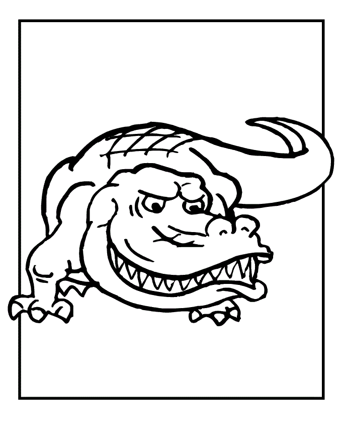 Alligator Coloring Pages Images