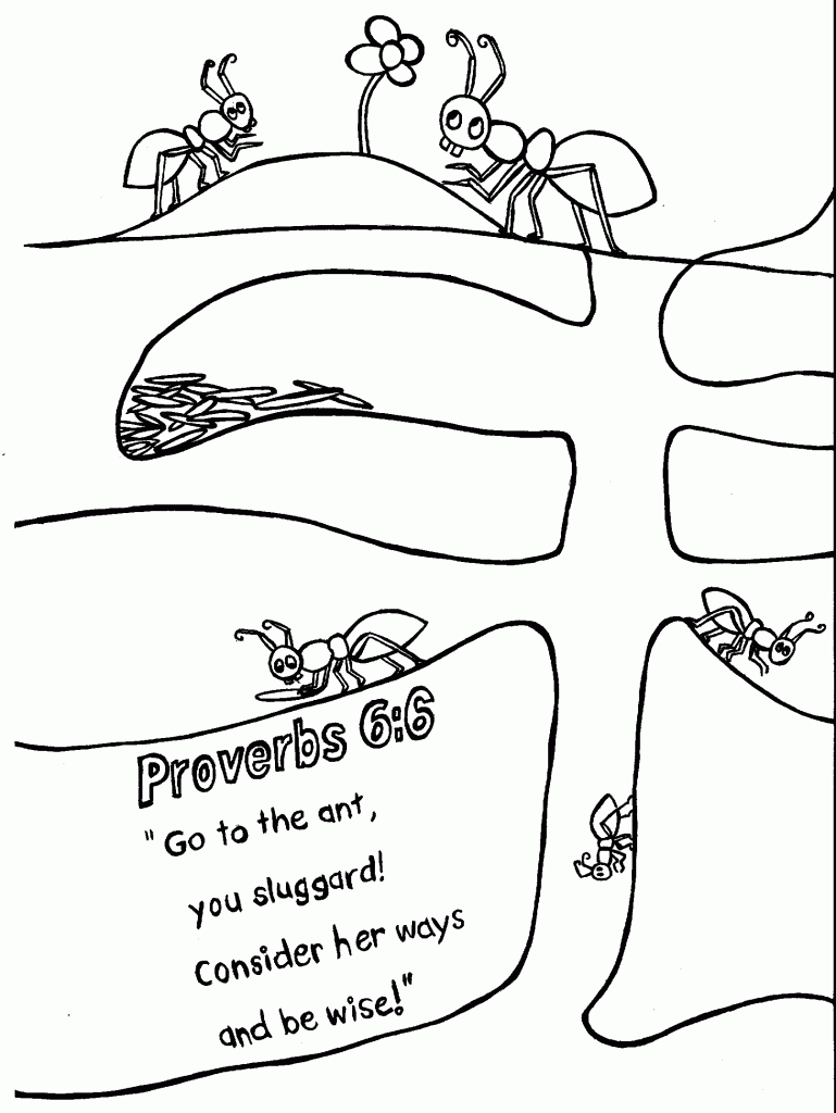 Ant Coloring Pages To Print