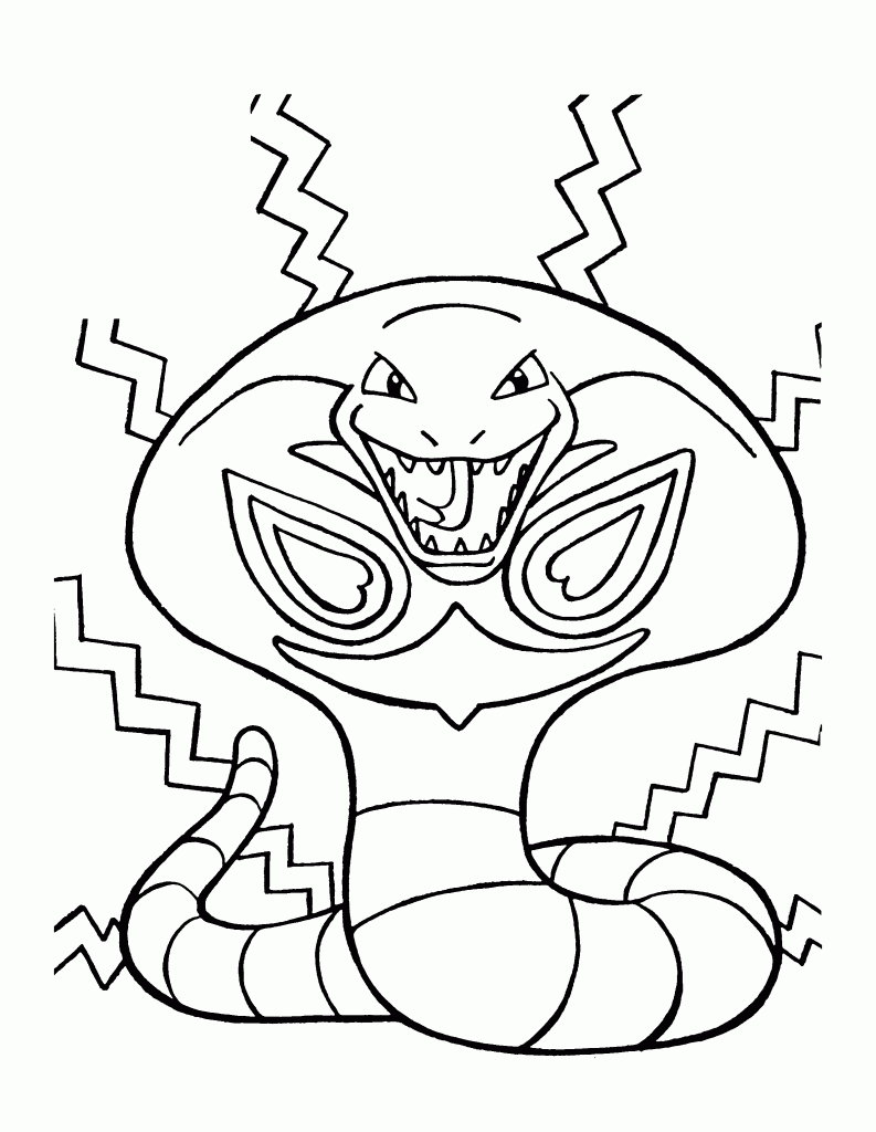 Arboc Pokemon Coloring Pages