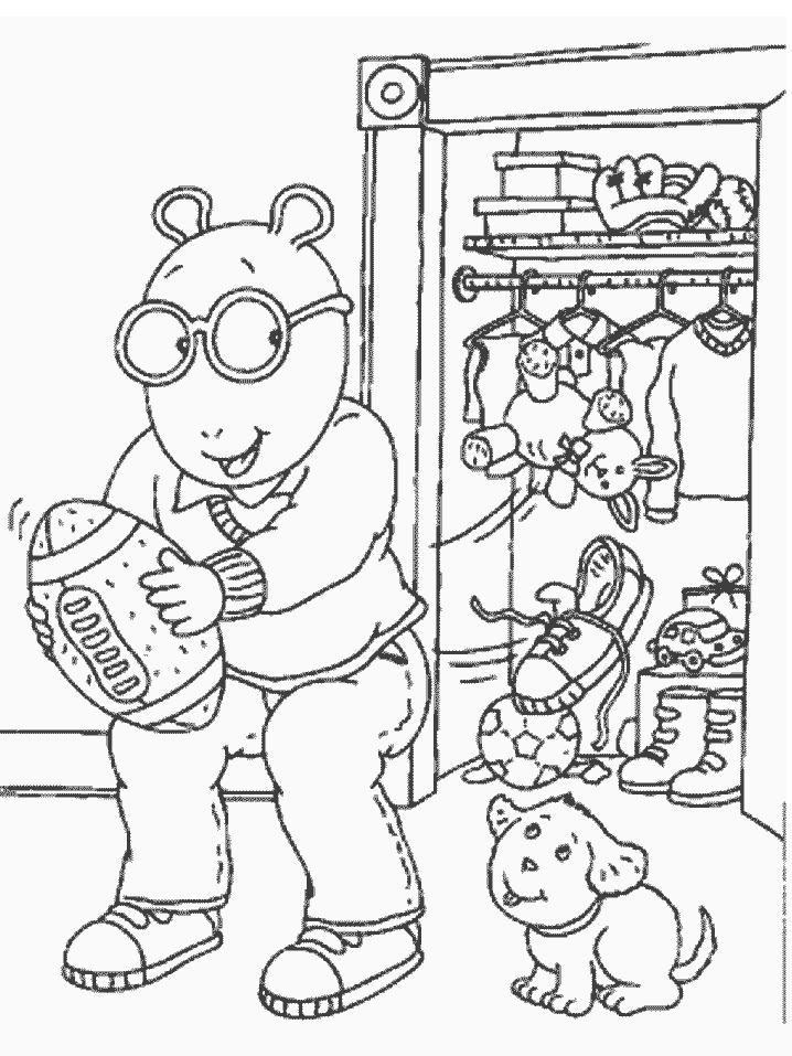 Arthur Coloring Pages Free
