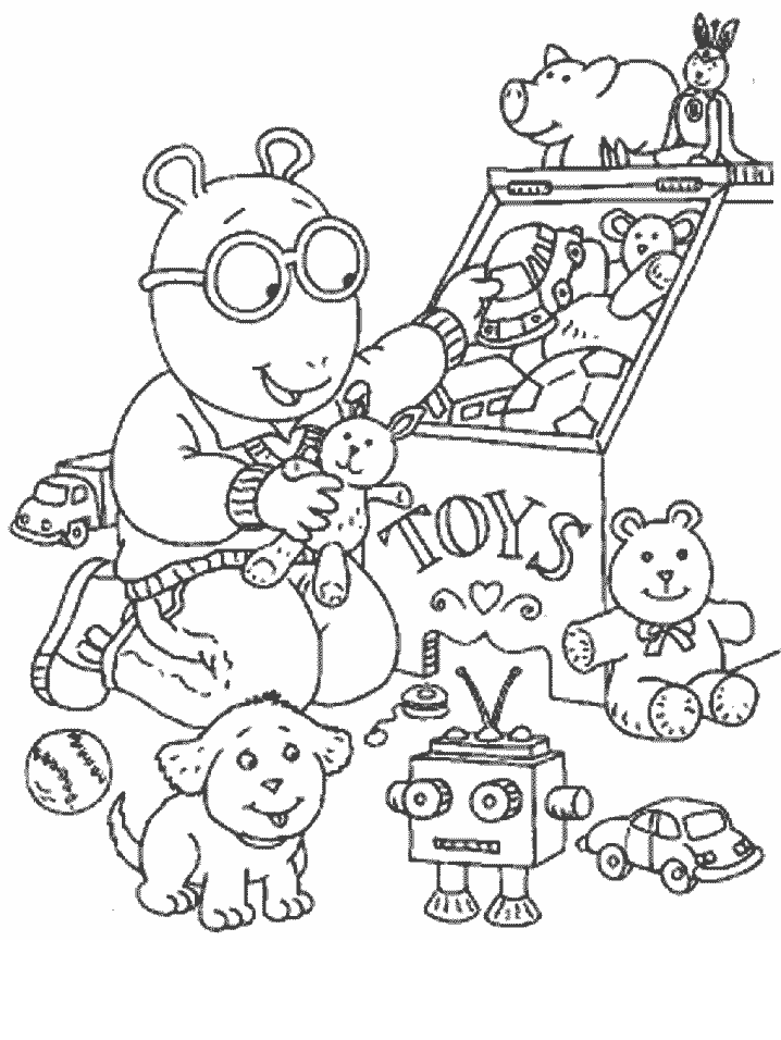 Arthur Coloring Pages Kids