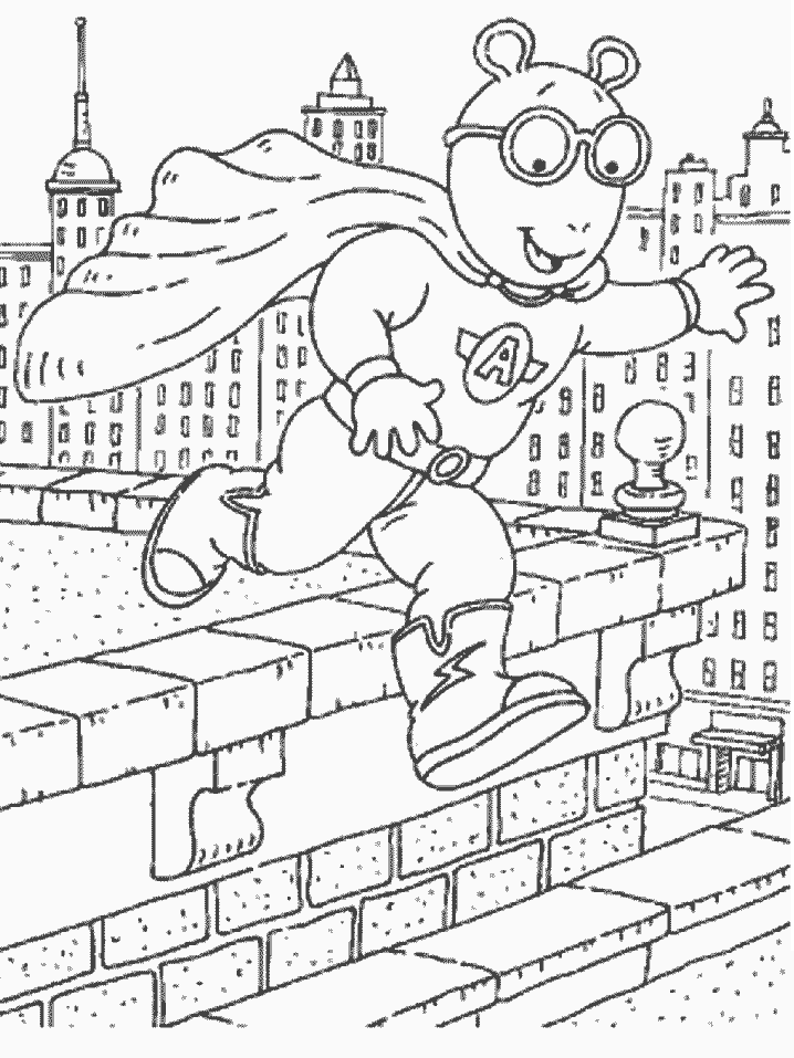 Arthur Coloring Pages Pictures