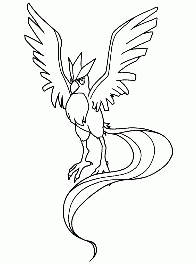 Articuno Pokemon Coloring Pages