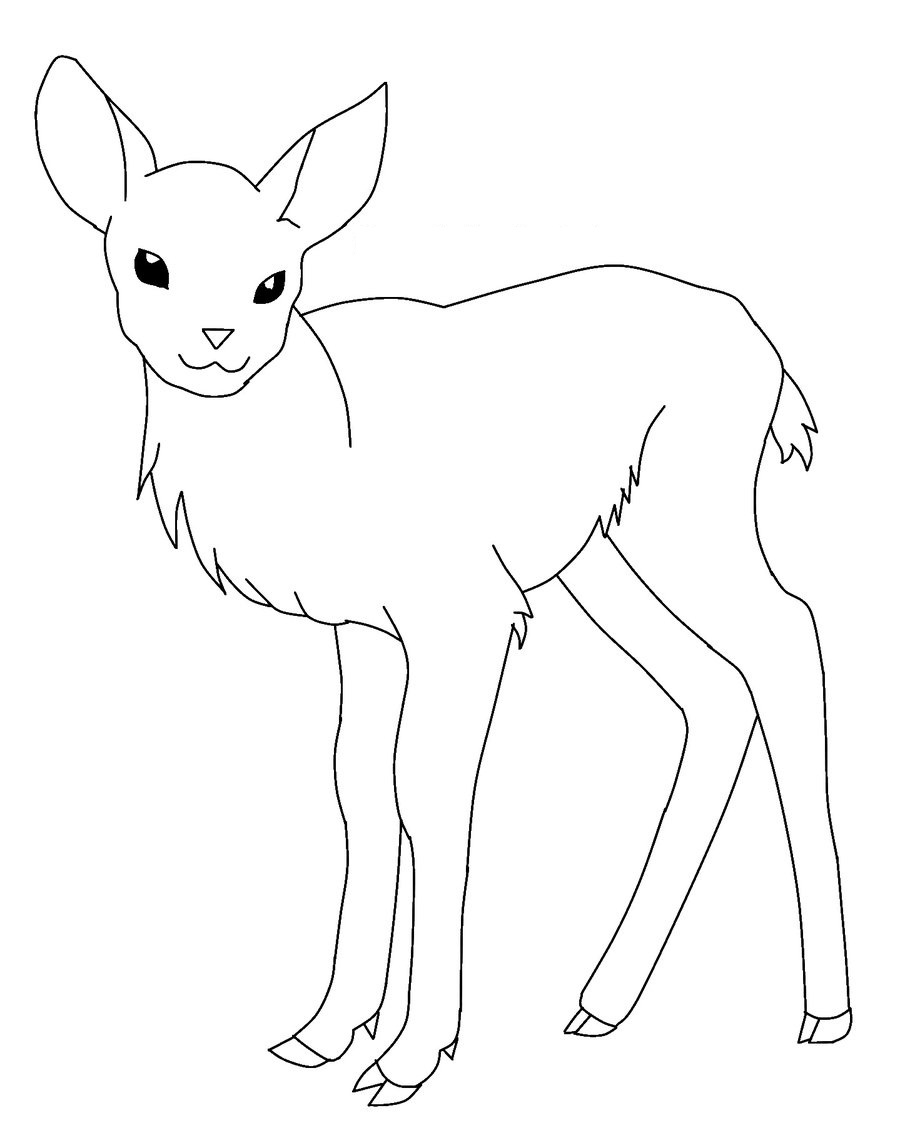 Free Printable Deer Coloring Pages For Kids free-printable-deer-coloring-pages-for-kids