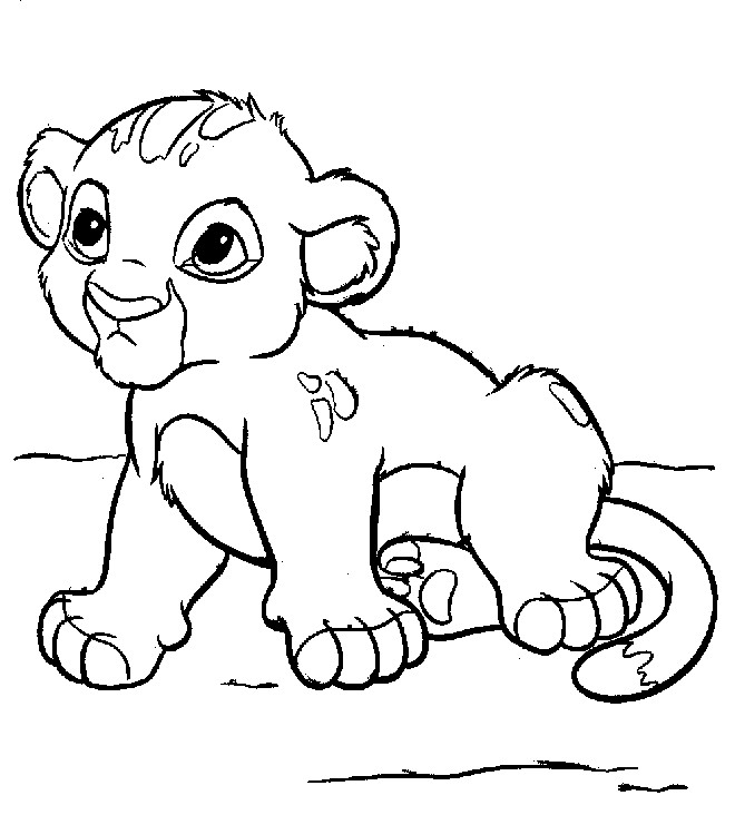 free printable lion coloring pages for kids