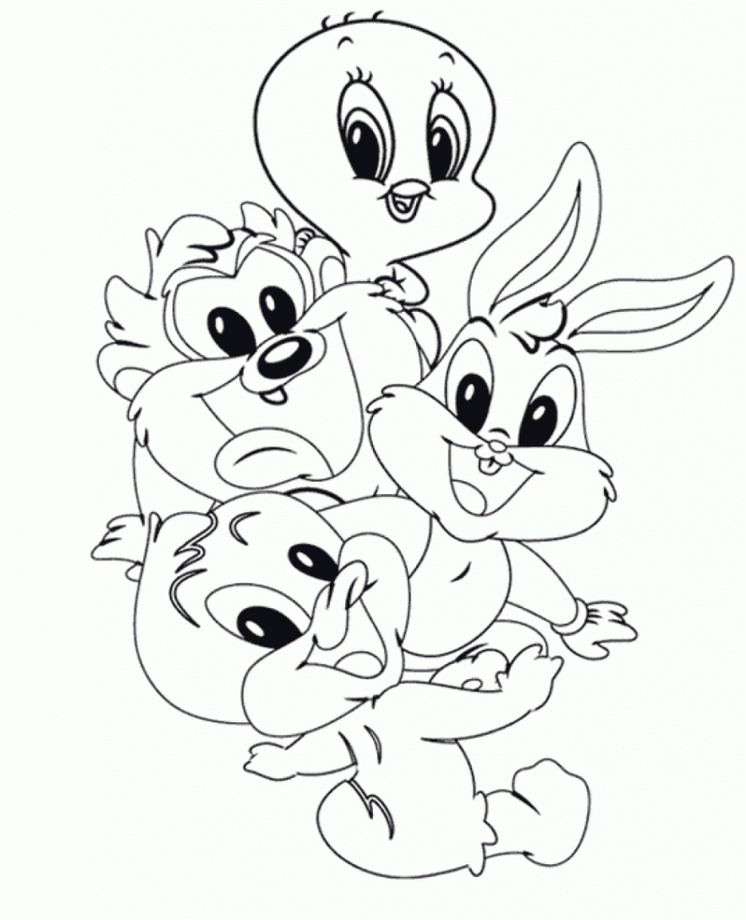 Baby Looney Tunes Coloring Pages Free