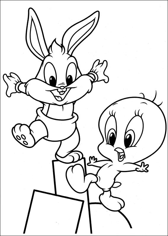 Baby Looney Tunes Coloring Pages To Print