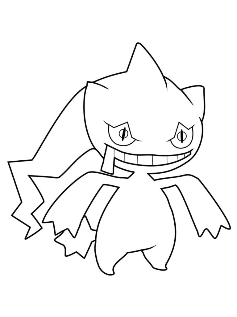 Banette Coloring Page