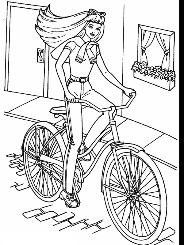 barbie fashion coloring pages