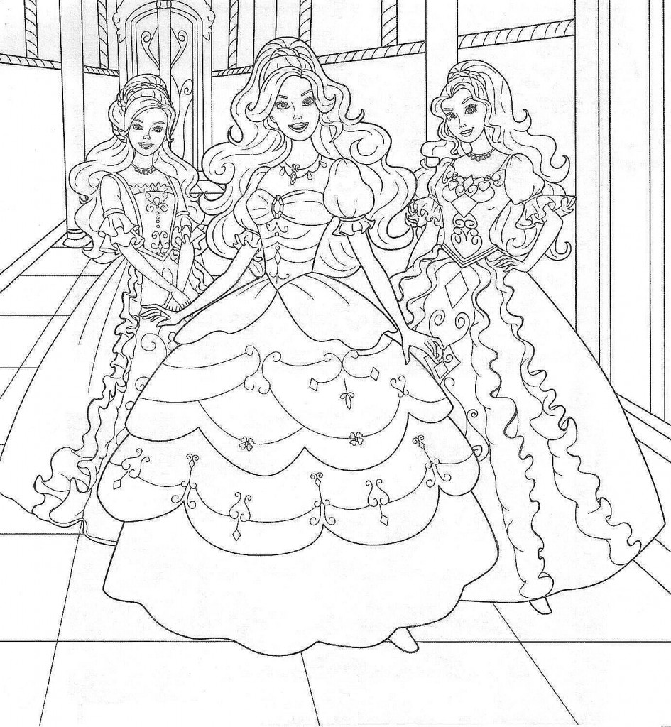 Barbie Coloring Page