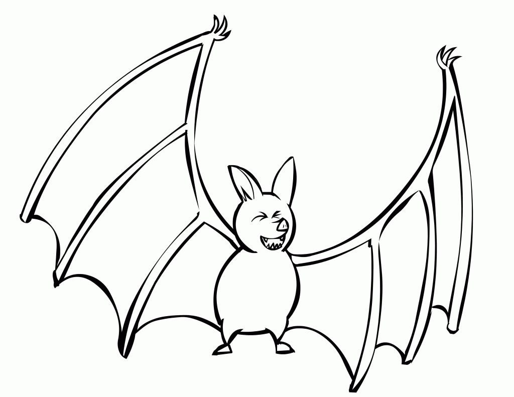 Bat Kids Coloring Pictures 6