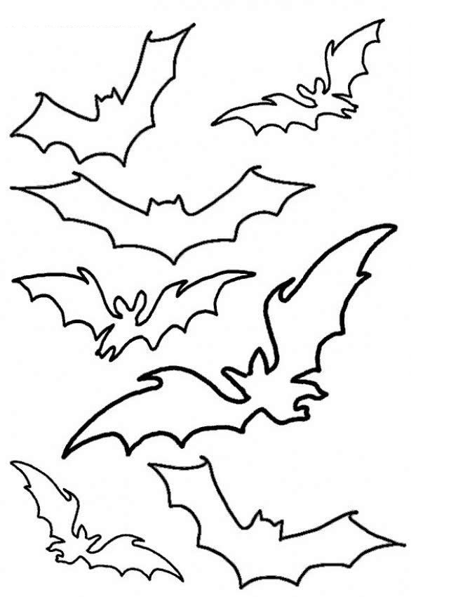 Bat Coloring Pages Photos