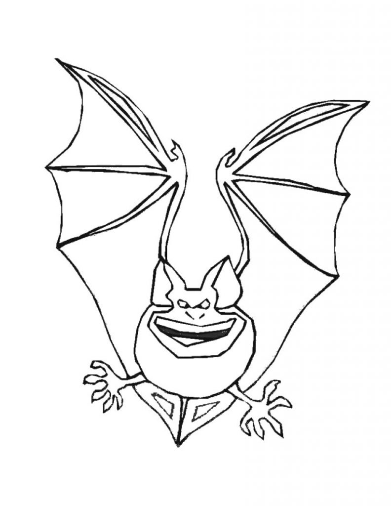 Bat Coloring Pages Pictures