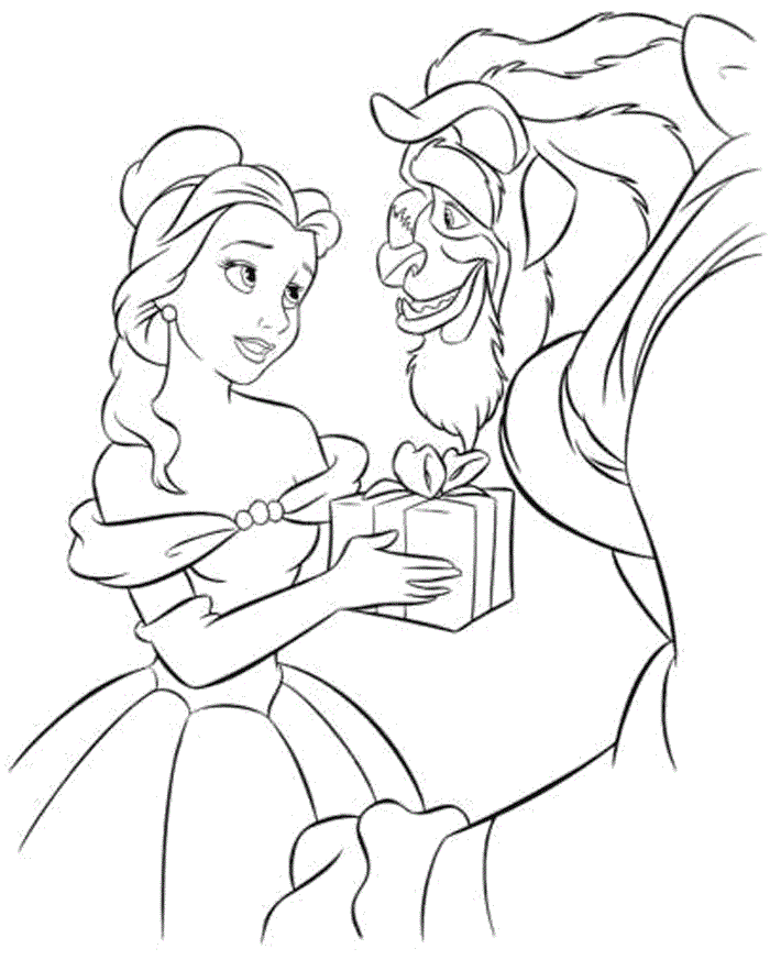 Beauty and The Beast Coloring Pages Images