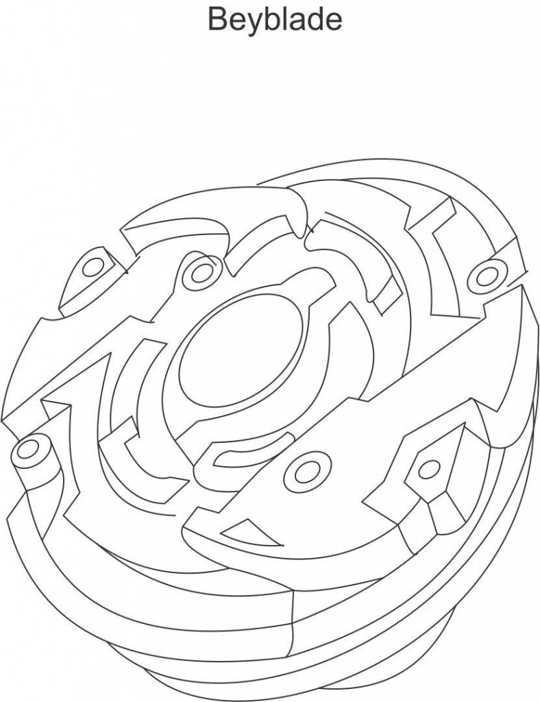 Beyblade Coloring Page