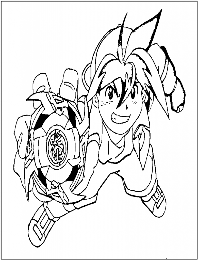 Beyblade Coloring Pages For Kids