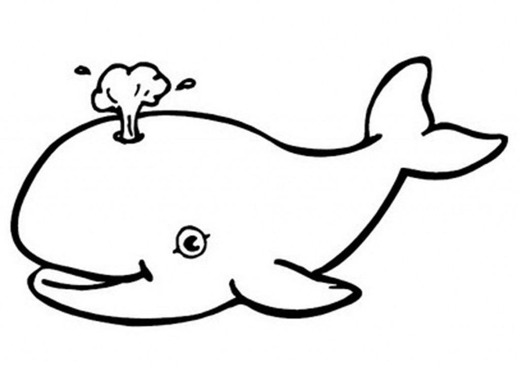 Blue Whale Coloring Pages